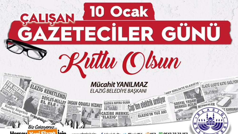 10 Ocak Çalışan Gazeteciler Günü