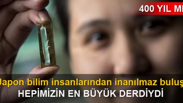 Japon bilim adamları bunu da yaptı!