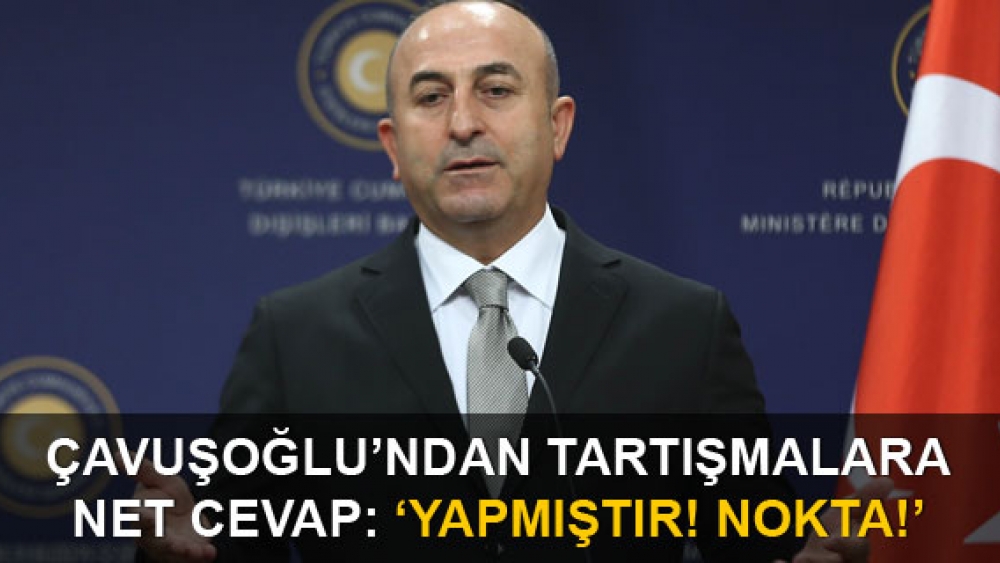 Çavuşoğlu: Bugüne kadar ABD, YPG'ye silah vermiştir, nokta!