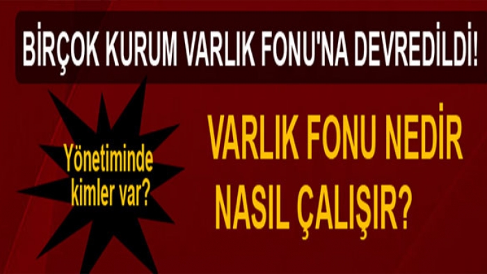 Devredilen kurumlarla ilgili merak edilen sorular! Varlık fonu nedir, nasıl çalışır?