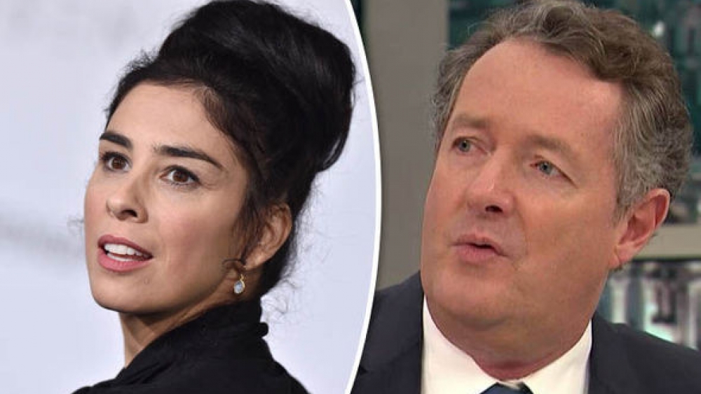 'Git biraz espriler yaz' Piers Morgan, darbeyi darbe çağrısı için Sarah Silverman'a çıkıştı