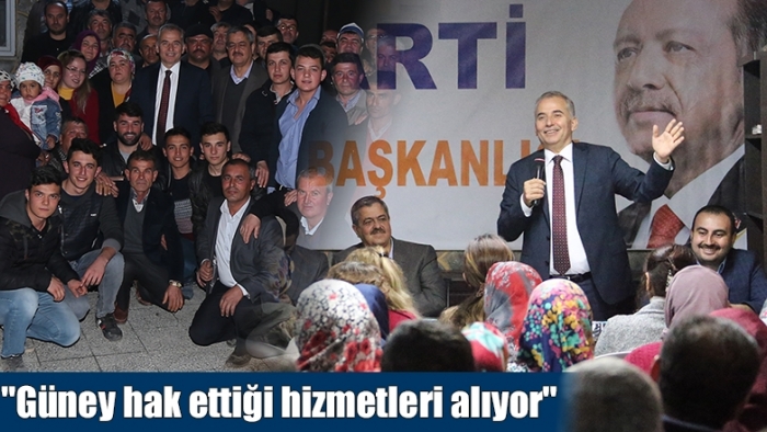 Güney ilçesi hak ettiği hizmetleri alıyor