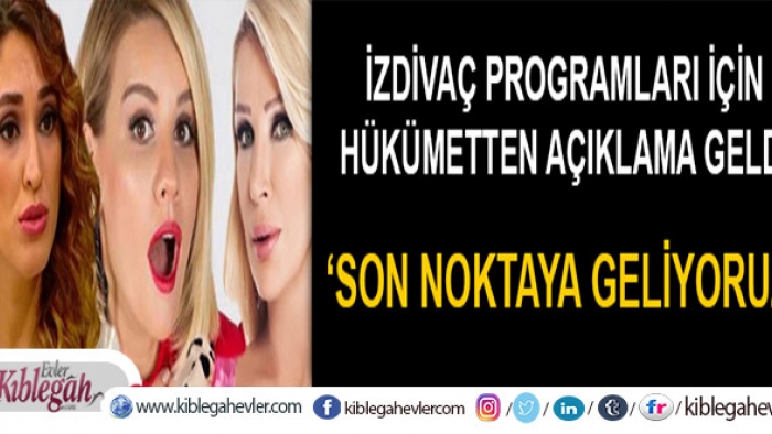 Hükümetten açıklama: 'Son noktaya geliyoruz'