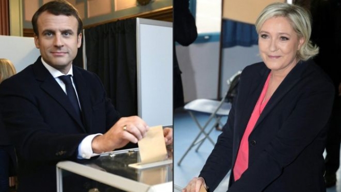 Macron ve Le Pen, Fransa seçim seçimlerinde