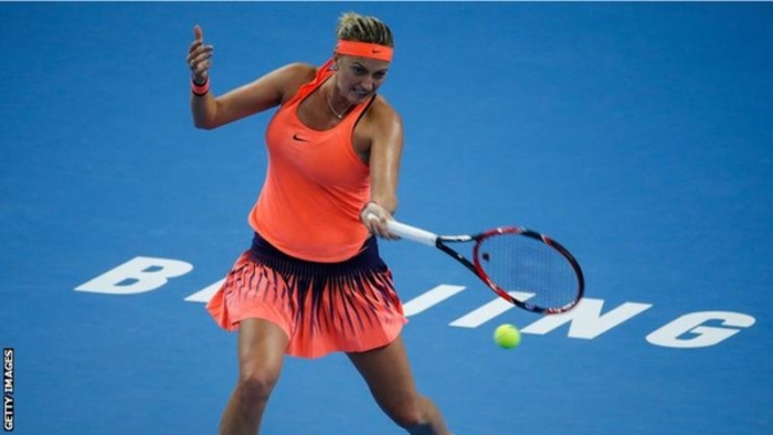 Petra Kvitova, yaralanmadan dönüş üzerine mahkemeye getirildi