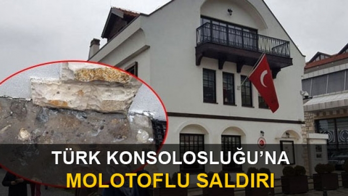 Prizren'deki Türk Başkonsolosluğu'na molotoflu saldırı