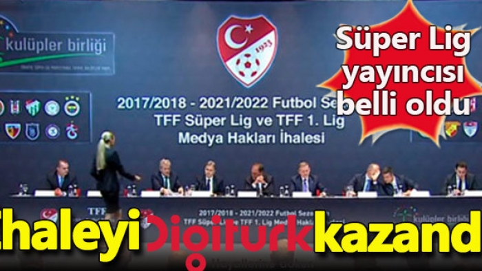 Süper Lig yayın ihalesini Digiturk kazandı