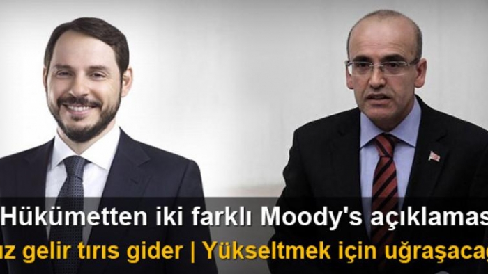 Birbirinden iki değişik Moody's değerlendirmesi yapıldı