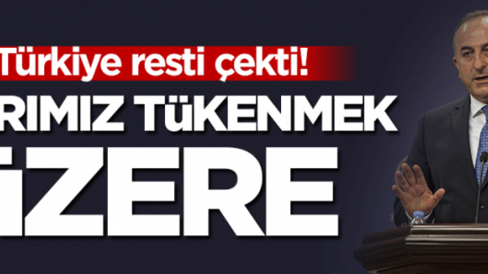 Türkiye resti çekti Sabrımız tükenmek üzere