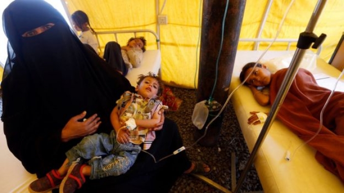 Yemen kolera vakaları, 'eşi benzeri görülmeyen' salgın arasında 100.000 geçti