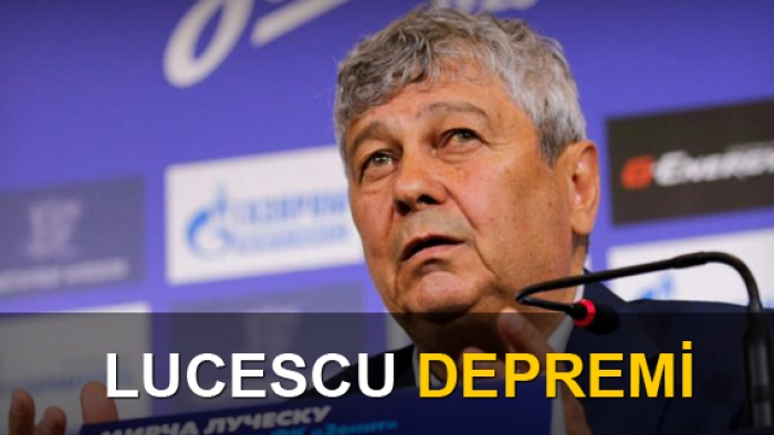 Zenit'te Lucescu depremi