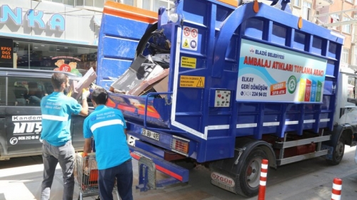 Elazığ Belediyesi Tonlarca Atığı Çöp Olmaktan Kurtarıyor