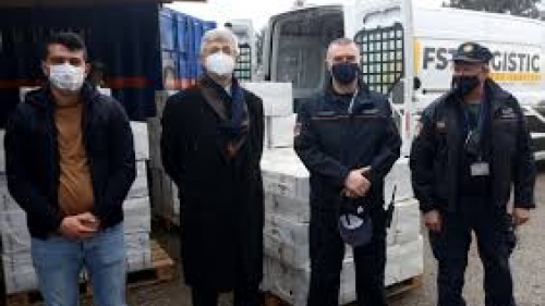 Türkiye'nin depremzedelere yardımı Hırvatistan'a geldi
